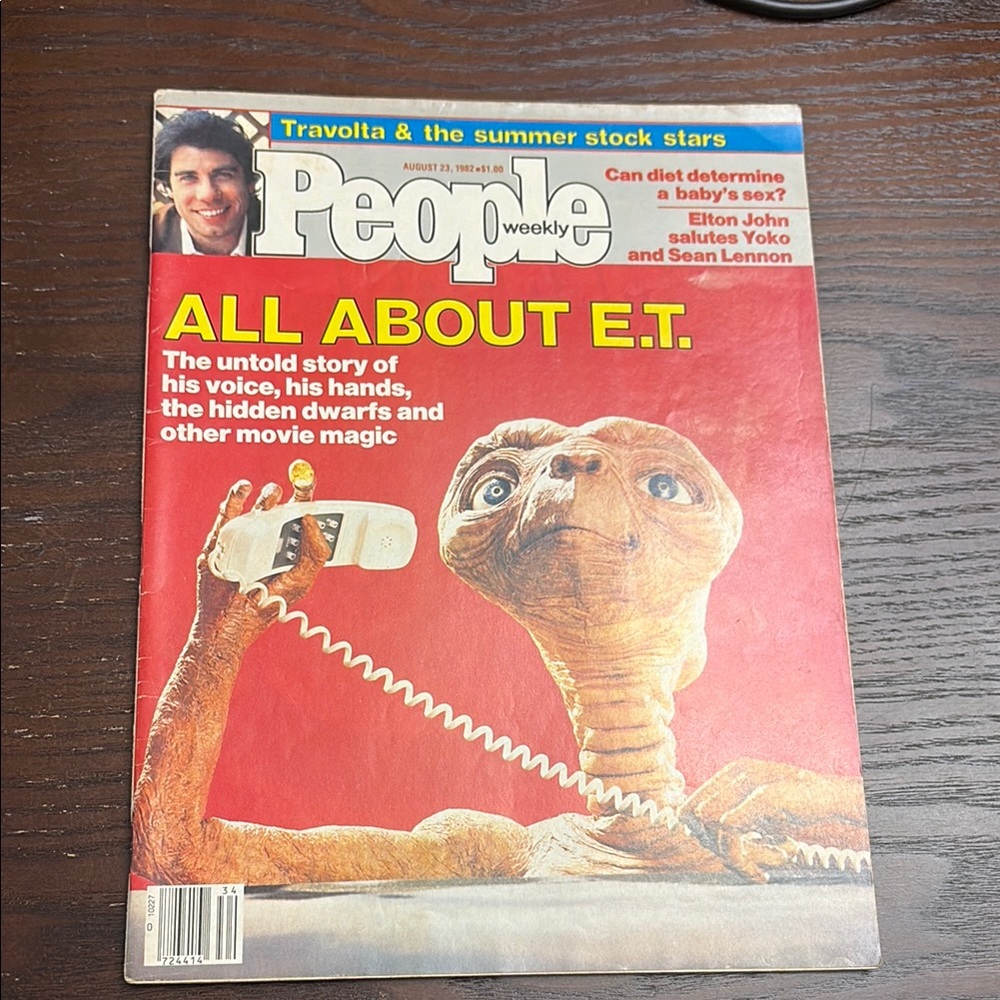 People Weekly Magazine - All About E.T. Cover August 23, 1982